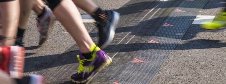 Detection mat running race